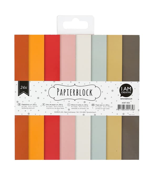 Image of Papierblock uni, 15.5 x 1 Papier