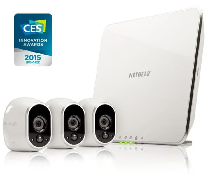 Netgear Arlo Sicherheitssystem mit 3 HD-Kameras HD Sicherheitssystem Arlo Sicherheitssystem mit 3 HD-Kameras HD Sicherheitssystem Netgear 79796740000015 Bild Nr. 1