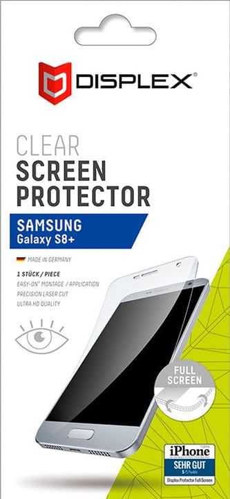 Displex Protector pour Galaxy S8+ clear Protection d'écran Protector pour Galaxy S8+ clear Protection d'écran Displex 798303800000 Photo no. 1