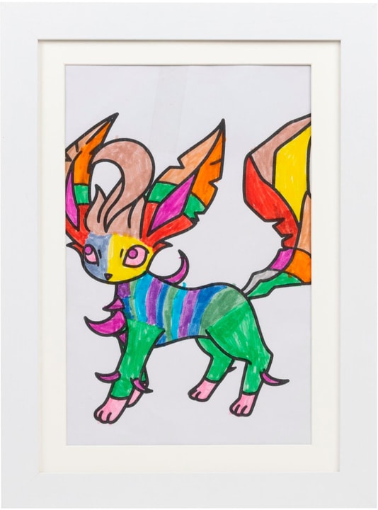 Image of COCON Bilderrahmen für Kinderzeichnungen 35 x 25 4 cm, Weiss