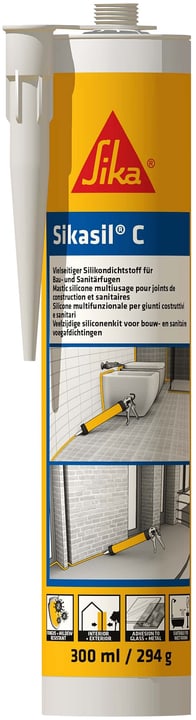 Image of Sika Sikasil-C weiss 300 ml Silikon