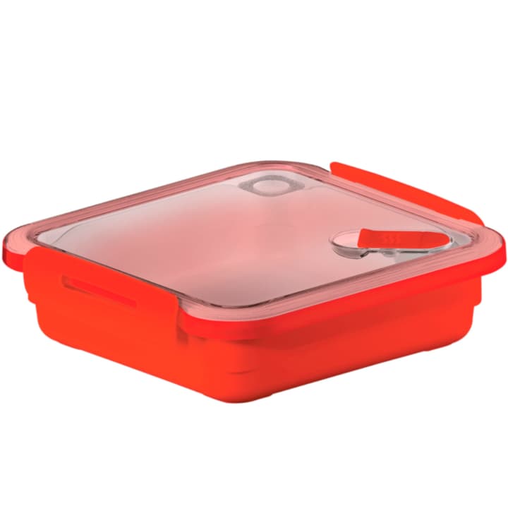 Image of Rotho MEMORY Mikrowellendose 0.56l mit Deckel und Ventil, Kunststoff (PP) BPA-frei, rot Küche bei Do it + Garden von Migros