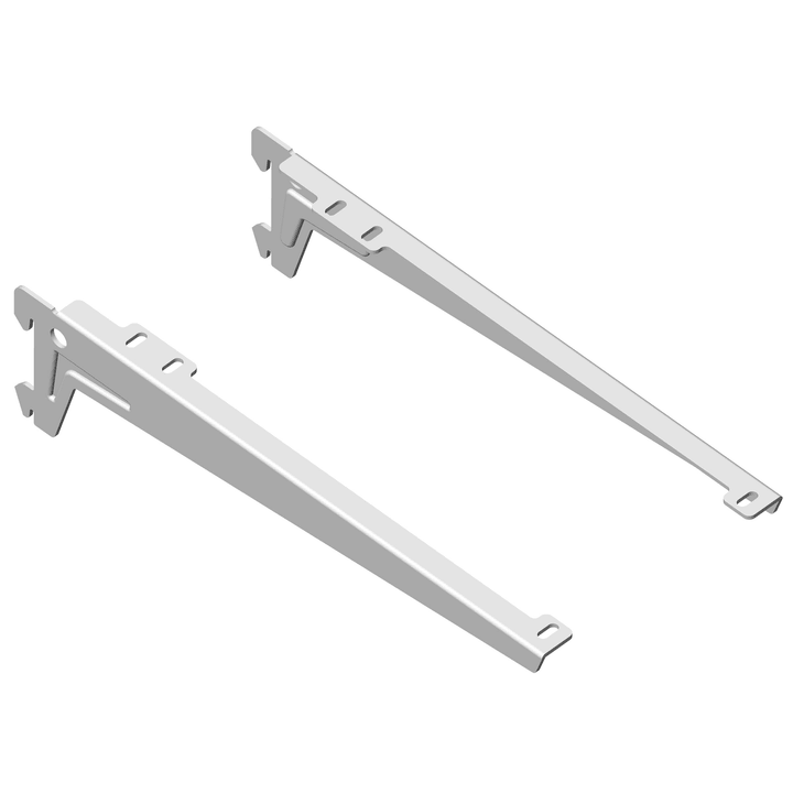 Image of ELEMENTSYSTEM Winkelträger 280 mm weiss 2x Regalsysteme bei Do it + Garden von Migros