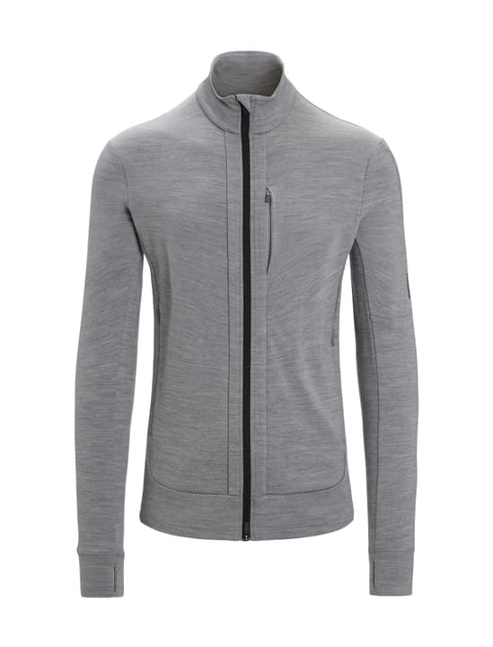 Image of Icebreaker Merino Quantum III Zip Fleecejacke hellgrau