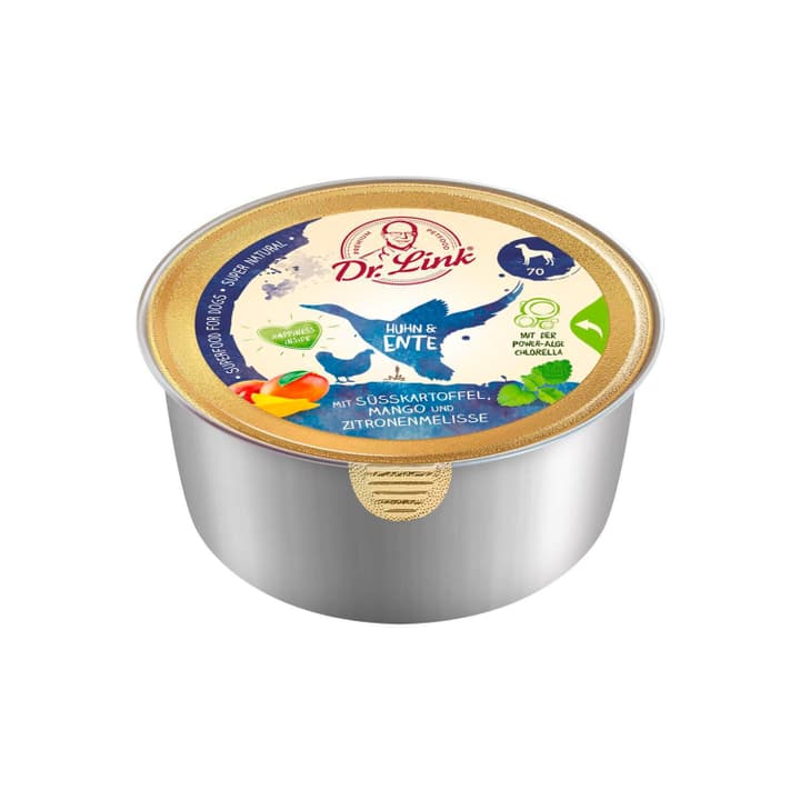 Image of Dr. Link Super Naturale Ente, 0.125 kg Nassfutter