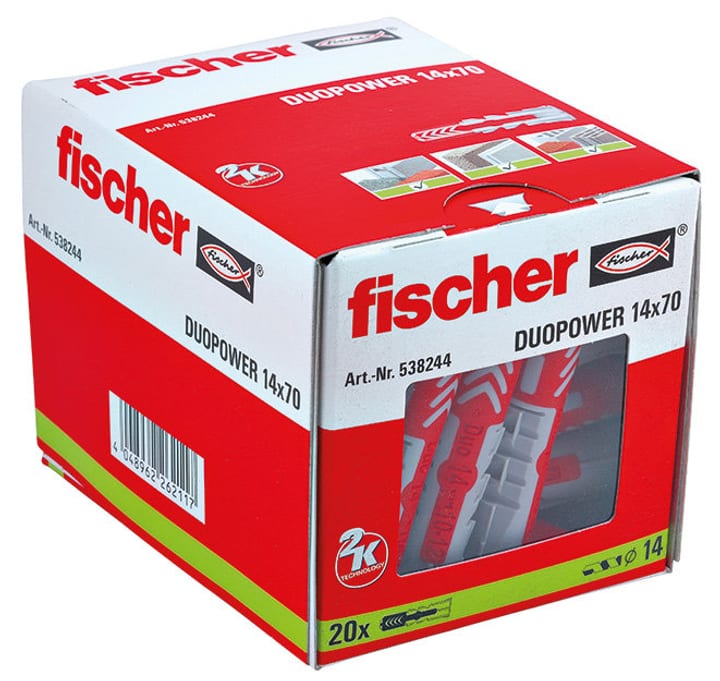 Image of fischer DUOPOWER 14 x 70 Universaldübel