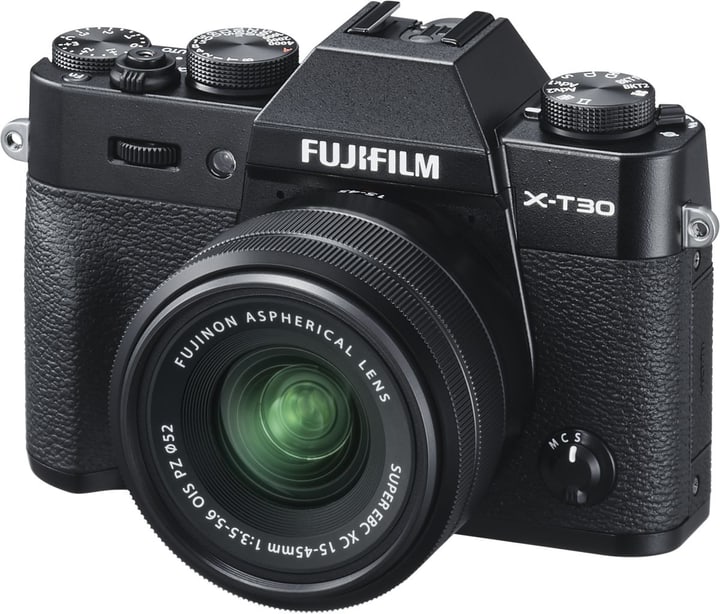 FUJIFILM X-T30 Kit XC 15-45mm nero fotocamera sistema X-T30 Kit XC 15-45mm nero fotocamera sistema FUJIFILM 793441300000 N. figura 1