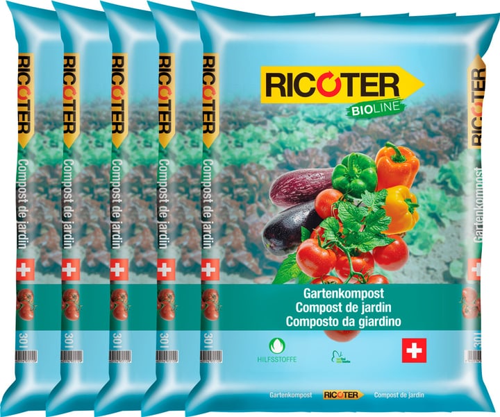 Image of Ricoter Gartenkompost, 20 x 30 l Bodenverbesserer