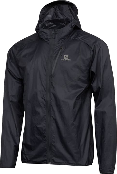 Image of Salomon M Bonatti Aero Hoodie Laufjacke dunkelgrau bei Migros SportXX