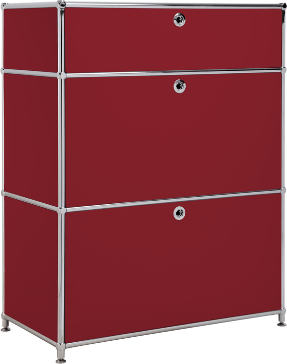 FLEXCUBE Sideboard FLEXCUBE Sideboard 401814710230 Grösse B: 77.5 cm x T: 40.0 cm x H: 100.0 cm Farbe Rot Bild Nr. 1