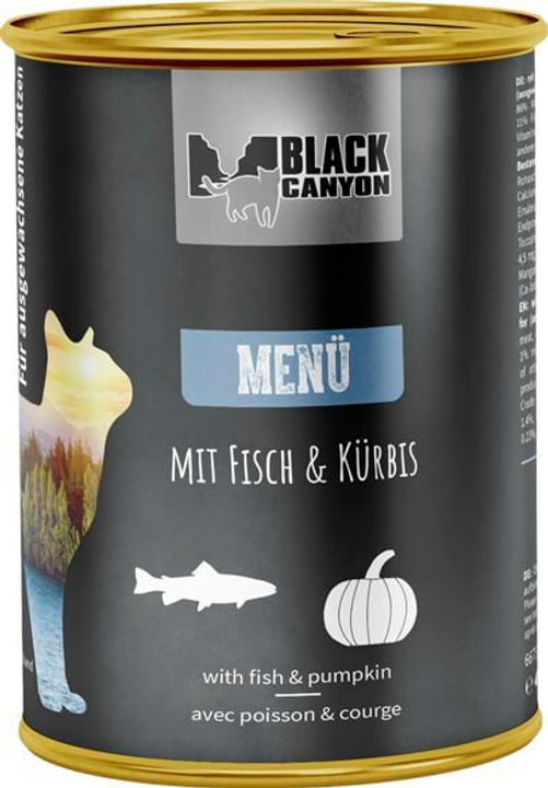Image of Black Canyon Katze Menü mit Fisch Nassfutter