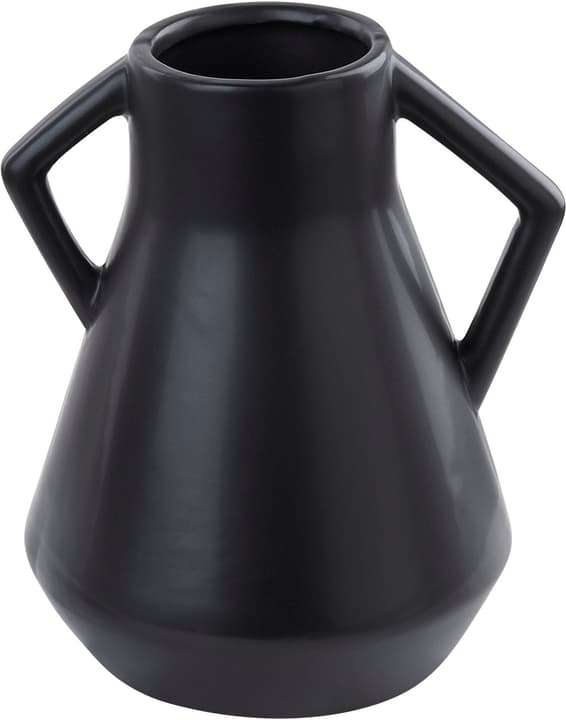 Image of Beliani Blumenvase Keramik schwarz 30 cm FERMI Vase