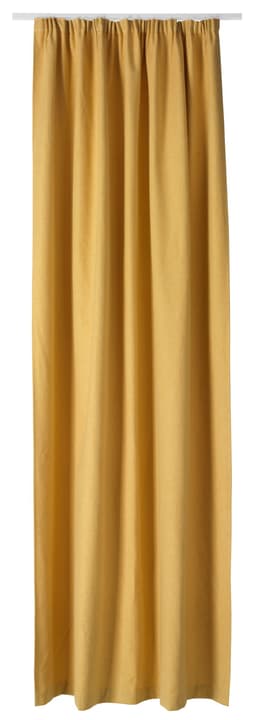 PIETRO Fertigvorhang blickdicht PIETRO Fertigvorhang blickdicht 430266821850 Farbe Gelb Grösse B: 145.0 cm x H: 270.0 cm Bild Nr. 1