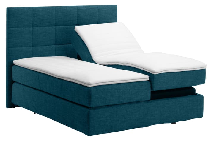 NAVIER Lit Boxspring NAVIER Lit Boxspring 403461500000 Couleur Pétrole Dimensions L: 160.0 cm x P: 200.0 cm Photo no. 1