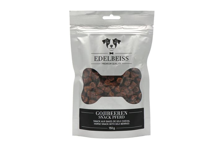Image of Edelbeiss Silber Gojibeerensnack Pferd, 0.15 kg Hundeleckerli