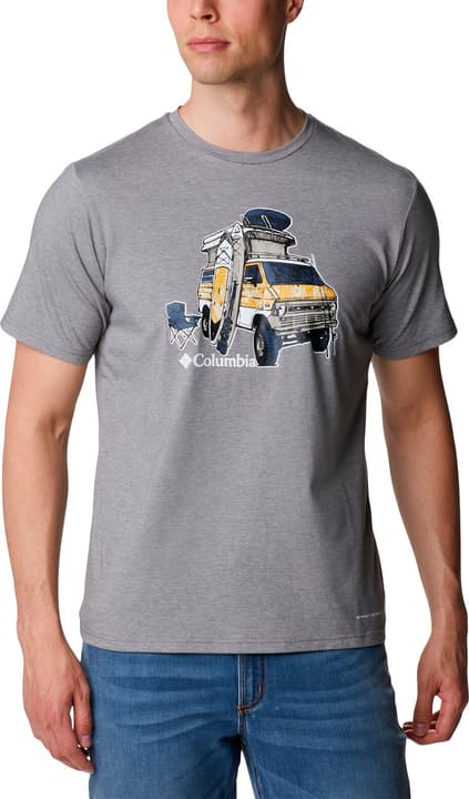 Image of Columbia Sun Trek Graphic Trekkingshirt grau bei Migros SportXX