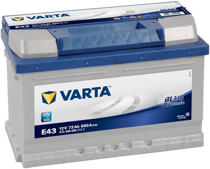 Varta Blue Dynamic E43 72Ah Batteria per auto Blue Dynamic E43 72Ah Batteria per auto Varta 620429700000 N. figura 1