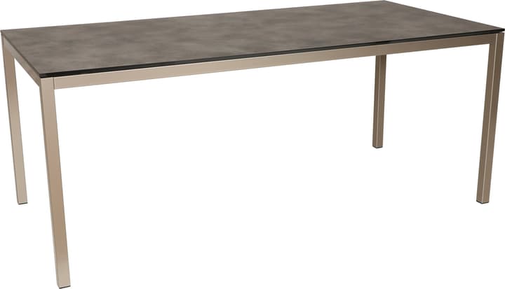 Image of M-Giardino LOCARNO, 160 cm, Gestell Polar Silber, Platte HPL Gartentisch bei Do it + Garden von Migros