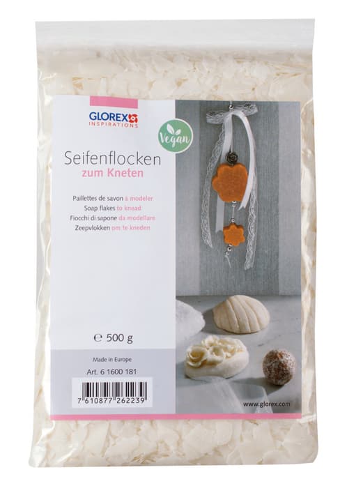 Glorex Hobby Time Seifenflocken zum Kneten, 500 g