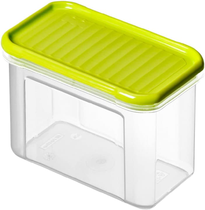 Image of Rotho DOMINO Vorratsdose 0.75l mit Deckel, Kunststoff (PP) BPA-frei, transparent/grün Küche bei Do it + Garden von Migros