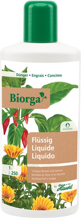 Hauert Biorga engrais liquide, 1 l Engrais liquide