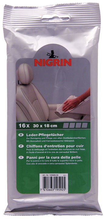 Image of Nigrin Leder-Pflegetücher Pflegemittel bei Do it + Garden von Migros