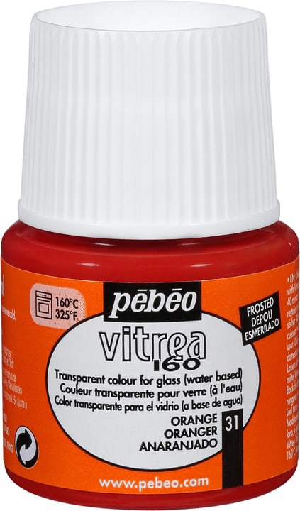 Pebeo Pébéo Vitrea 160 Esmerilado Pébéo Vitrea 160 Esmerilado Pebeo 663507410200 Colore Arancione N. figura 1