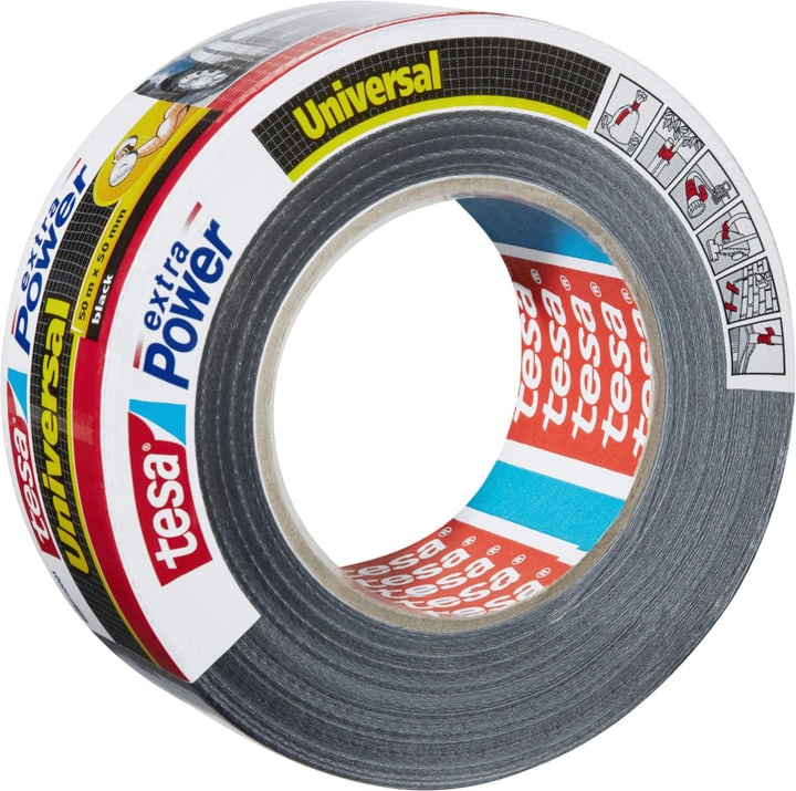Image of Tesa Gewebeband Extra Power schwarz 5cm x 10m bei Do it + Garden von Migros