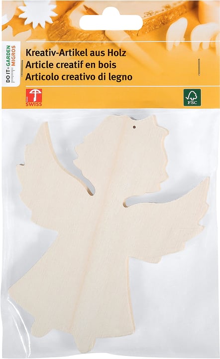Image of Legna Creativa Schutzengel klein FSC® 2Stk. bei Do it + Garden von Migros