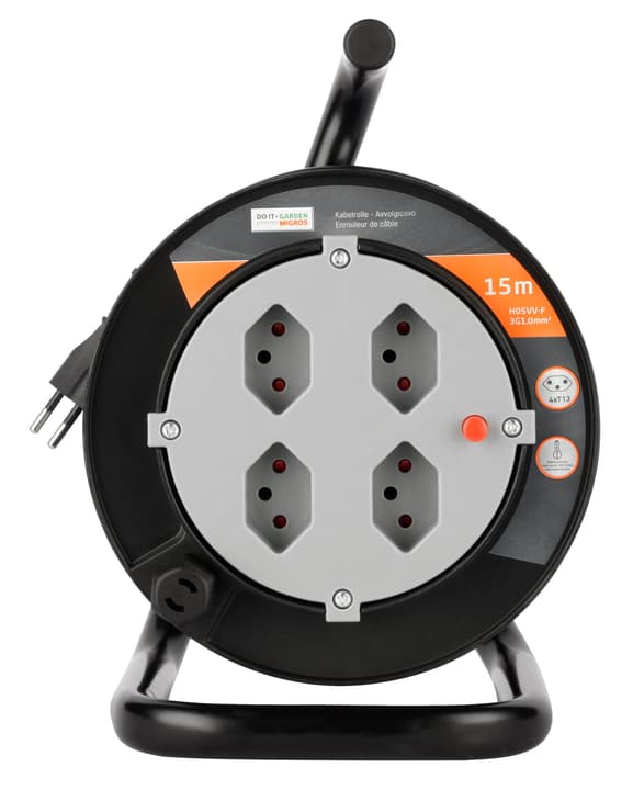 Do it + Garden Kabelrolle Mini 15 m Kabelrolle Mini 15 m Do it + Garden 613197400000 Bild Nr. 1