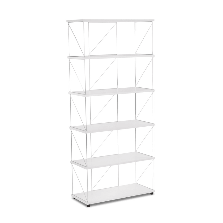 ZIP Scaffale ZIP Scaffale 362002267319 Dimensioni L: 79.0 cm x P: 34.0 cm x A: 176.0 cm Colore Bianco N. figura 1