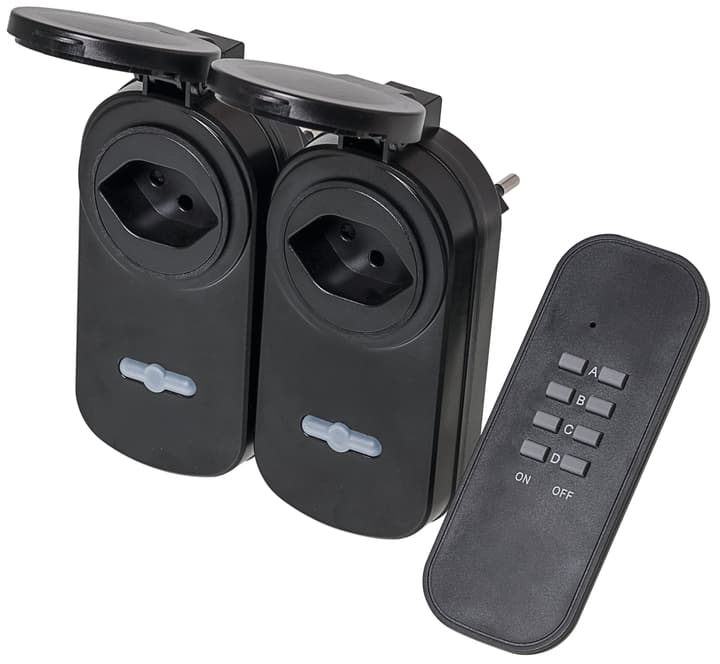 Image of Steffen POWER Remote Outdoor Funkset, 2x Zwischenstecker und 1x Sender Stecker bei Do it + Garden von Migros