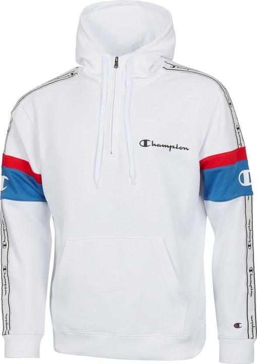 Image of Champion Half Zip Hooded Sweatshirt Kapuzenpullover weiss bei Migros SportXX