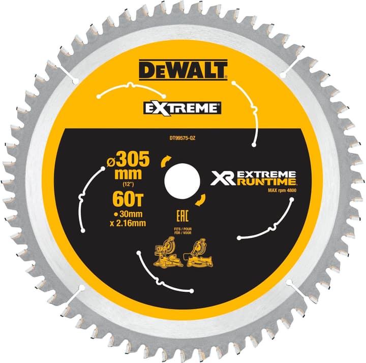 Image of DeWalt Kreissägeblatt 305 x 30 mm, 60 WZ/FZ