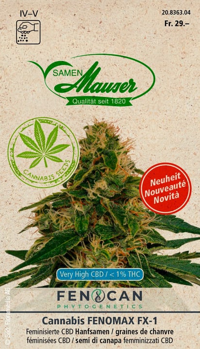 Image of Samen Mauser Cannabis Fenomax (FX 1) Kräutersamen bei Do it + Garden von Migros