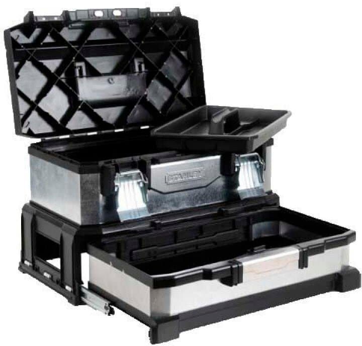 Image of Stanley Werkzeugkiste Metall/Kunststoff Werkzeugkoffer