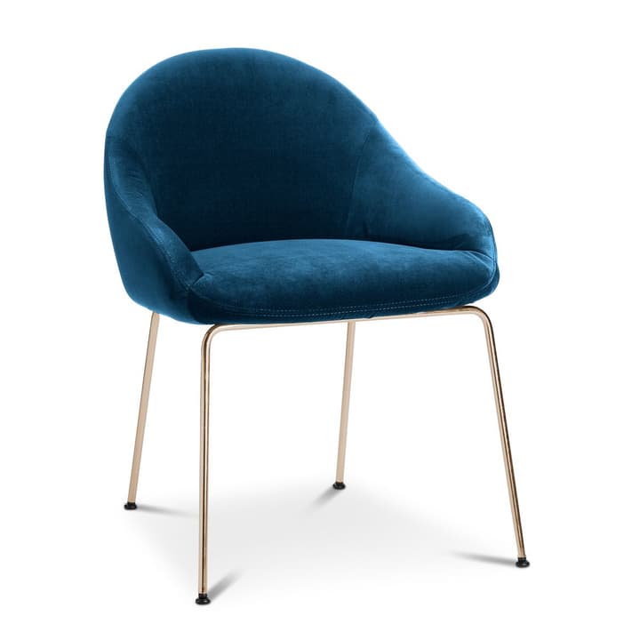EARL Chaise EARL Chaise 366024292505 Dimensions L: 58.0 cm x P: 65.0 cm x H: 76.0 cm Couleur Bleu Photo no. 1