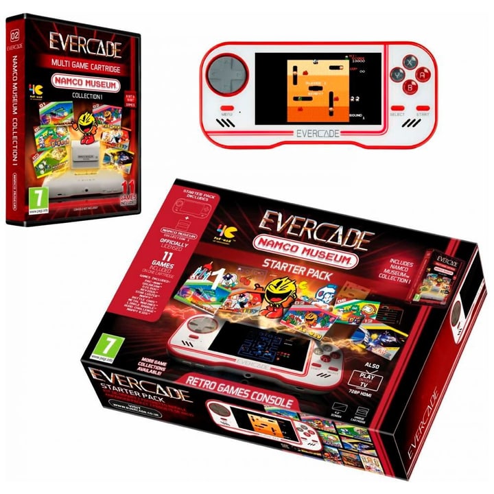 Evercade Starter Pack + Namco Cart 1 Console Evercade Starter Pack + Namco Cart 1 Console 785445200000 Photo no. 1