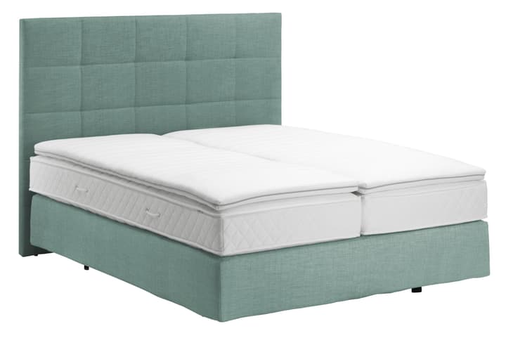 NAVIER Lit Boxspring NAVIER Lit Boxspring 403484900000 Couleur Bleu clair Dimensions L: 160.0 cm x P: 200.0 cm Photo no. 1