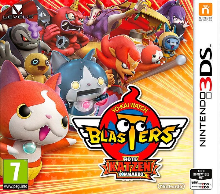 3DS - Yo-Kai Watch Blasters - Rote Katzen Kommando (D) Box 3DS - Yo-Kai Watch Blasters - Rote Katzen Kommando (D) Box 785300137882 Photo no. 1