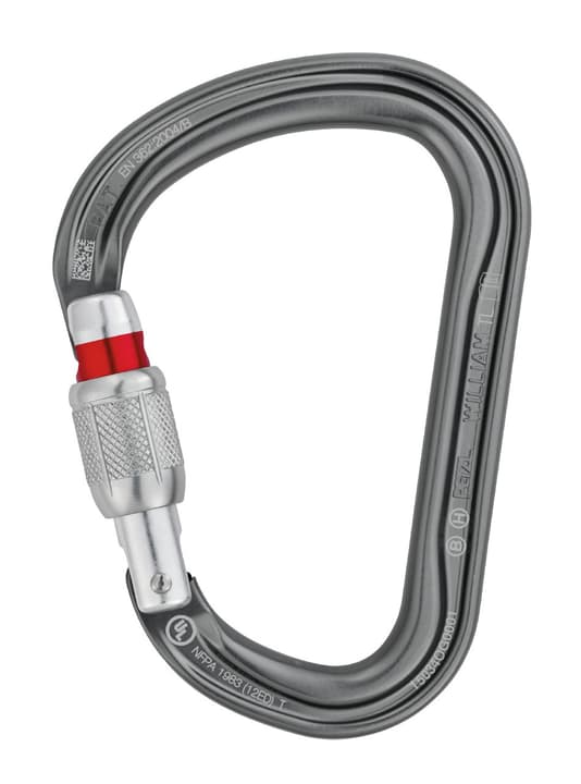 Petzl William Screw-Lock Moschettone William Screw-Lock Moschettone Petzl 491282200000 N. figura 1