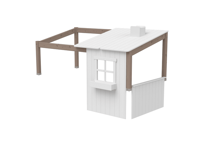 Flexa TREE HOUSE Construction demi-maison TREE HOUSE Construction demi-maison Flexa 404987200000 Dimensions L: 112.0 cm x P: 210.0 cm x H: 129.0 cm Couleur Terre Photo no. 1
