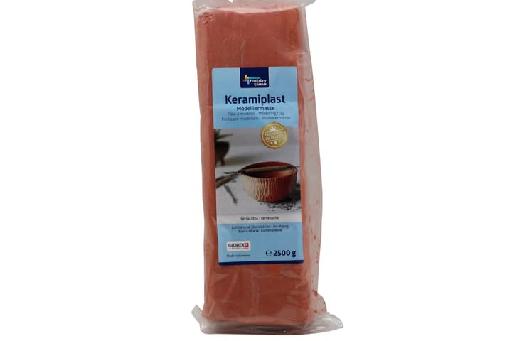 Image of Glorex Hobby Time Keramiplast terracotta 2500g Modelliermasse