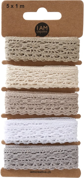 Image of I AM CREATIVE Spitzenband Set, 5x1m bei Do it + Garden von Migros
