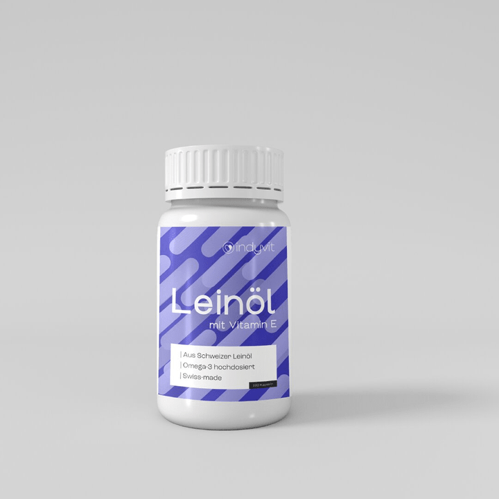 Image of Indyvit Leinöl-Kapseln Nahrungsergänzung
