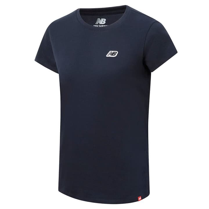 Image of New Balance W NB Small Logo Tee T-Shirt marine