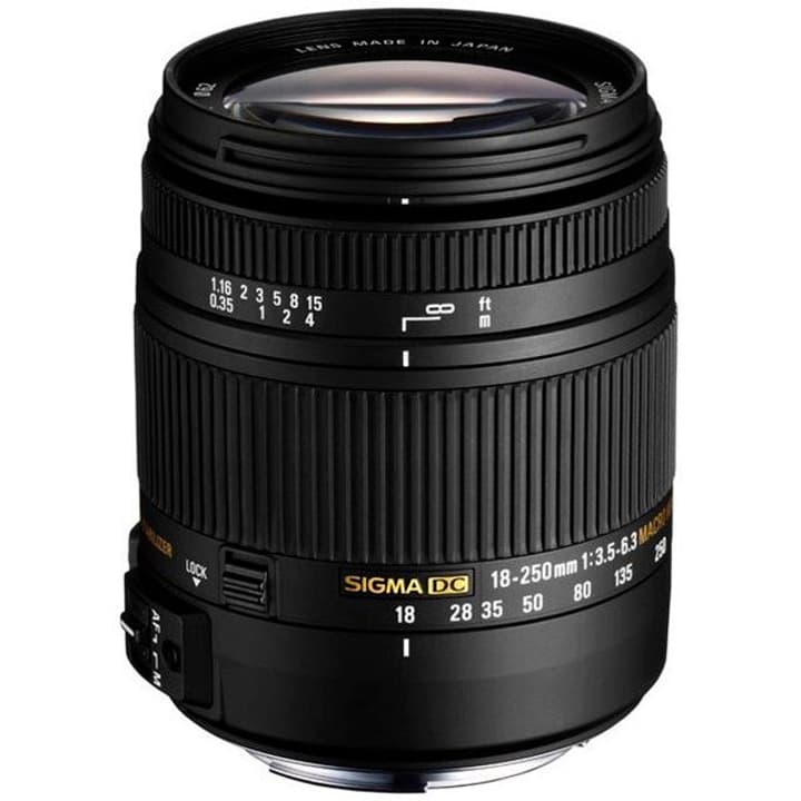 Sigma 18-250mm/3,5-6,3 DC MACR OS HSM für Canon obiettivo Obiettivo 18-250mm/3,5-6,3 DC MACR OS HSM für Canon obiettivo Obiettivo Sigma 785300126185 N. figura 1
