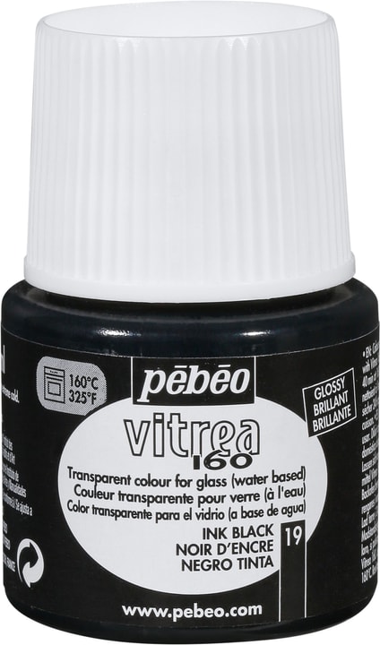 Pebeo Pébéo Vitrea 160 Brillante Pébéo Vitrea 160 Brillante Pebeo 663507311900 Colore Nero Inchiostro N. figura 1
