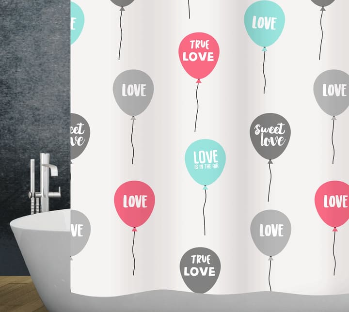 Image of diaqua Duschvorhang Love 120 x 200 cm bei Do it + Garden von Migros