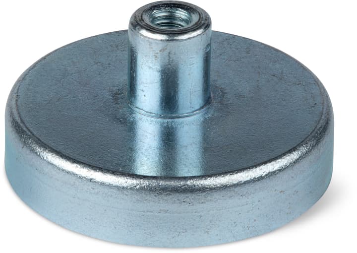 Image of Topfmagnet mit Gewindebuchse Ø25, 2 Stk Magnete